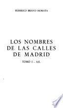 Los nombres de las calles de Madrid