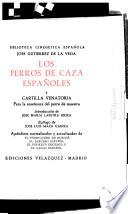 Los perros de caza españoles y Cartilla venatoria
