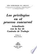 Los privilegios en el proceso concursal
