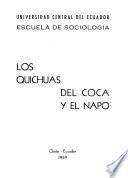 Los quichuas del Coca y el Napo
