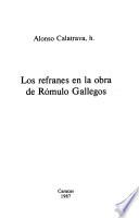 Los refranes en la obra de Rómulo Gallegos