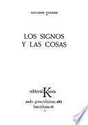 Los signos y las cosas