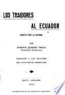 Los traidores al Ecuador