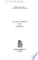 Los tres Lazarillos