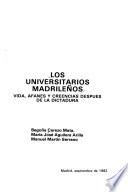 Los universitarios madrileños