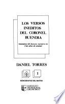 Los versos inéditos del coronel Buendía, rescatados del discurso narrativo en Cien años de soledad