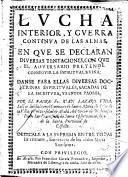 Lucha interior y guerra continua de las almas