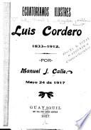 Luis Cordero, 1833-1912