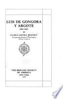 Luis de Gongora y Argote (1561-1627)
