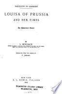 Luisa of Prussia and her times