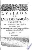 Lusiadas de Luís de Camoens comentadas por --- contienen lo más de lo principal de la Historia y Geografía del mundo, principalmente de España