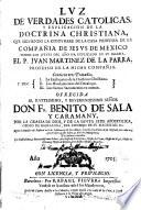 Luz de Verdades Católicas y Explicación de la Doctrina Cristiana