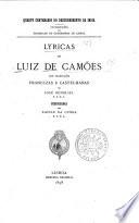 Lyricas de Luiz de Camões
