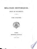 MÃ©langes historiques