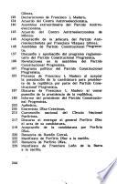 Madero y los Partidos Antirreeleccionista y Constitucional Progresista