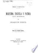 Maestro, escuela y patria (notas pedagógicas)