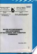Major Accomplishments and Achievements of the National Anti-Corruption Commission