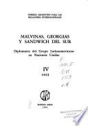 Malvinas, Georgias y Sandwich del Sur: Diplomacia del Grupo Latinoamericano en Naciones Unidas: 1982