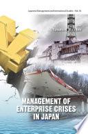 Management of Enterprise Crises in Japan