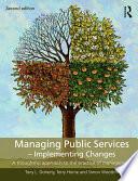 Managing Public Services - Implementing Changes