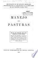 Manejo de pasturas