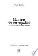 Maneras de ser español
