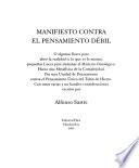 Manifiesto contra el pensamiento débil