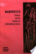 Manifiesto para una nueva generación