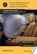 Mantenimiento de sistemas de seguridad y de apoyo a la conducción. TMVG0209
