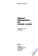Manual bibliográfico de trabajo social