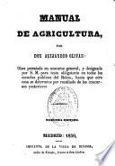 Manual de agricultura ... Tercera edicion
