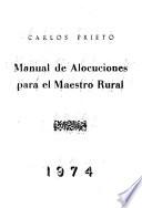 Manual de alocuciones para el maestro rural
