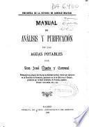 Manual de análisis y purificación de las aguas potables