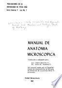 Manual de anatomía microscópica