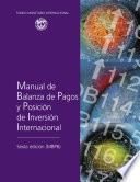Manual de Balanza de Pagos y Posición de Inversión Internacional