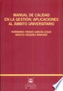 Manual de calidad en la gestión