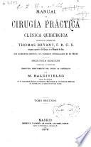 Manual de cirugía práctica y clínica quirúrgica