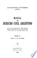 Manual de derecho civil argentino