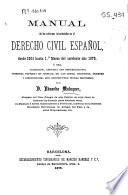 Manual de Derecho Civil español