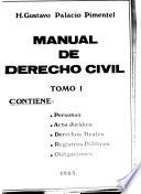 Manual de derecho civil: Generalidades, derecho de las personas, acto jurídico, derechos reales, registros públicos, derecho de obligaciones