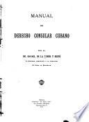 Manual de derecho consular cubano