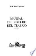 Manual de derecho del trabajo