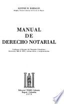 Manual de derecho notarial