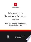 Manual de derecho privado. Tomo I