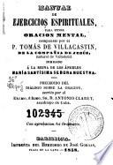 Manual de ejercicios espirituales, para tener oracion mental