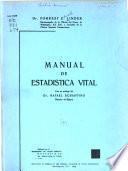 Manual de estadística vital