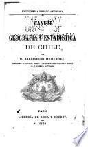 Manual de geografía y estadística de Chile