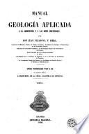 Manual de geología aplicada a la agricultura y a las artes industriales