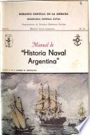 Manual de historia naval argentina