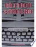 Manual de introducción a la informática jurídica